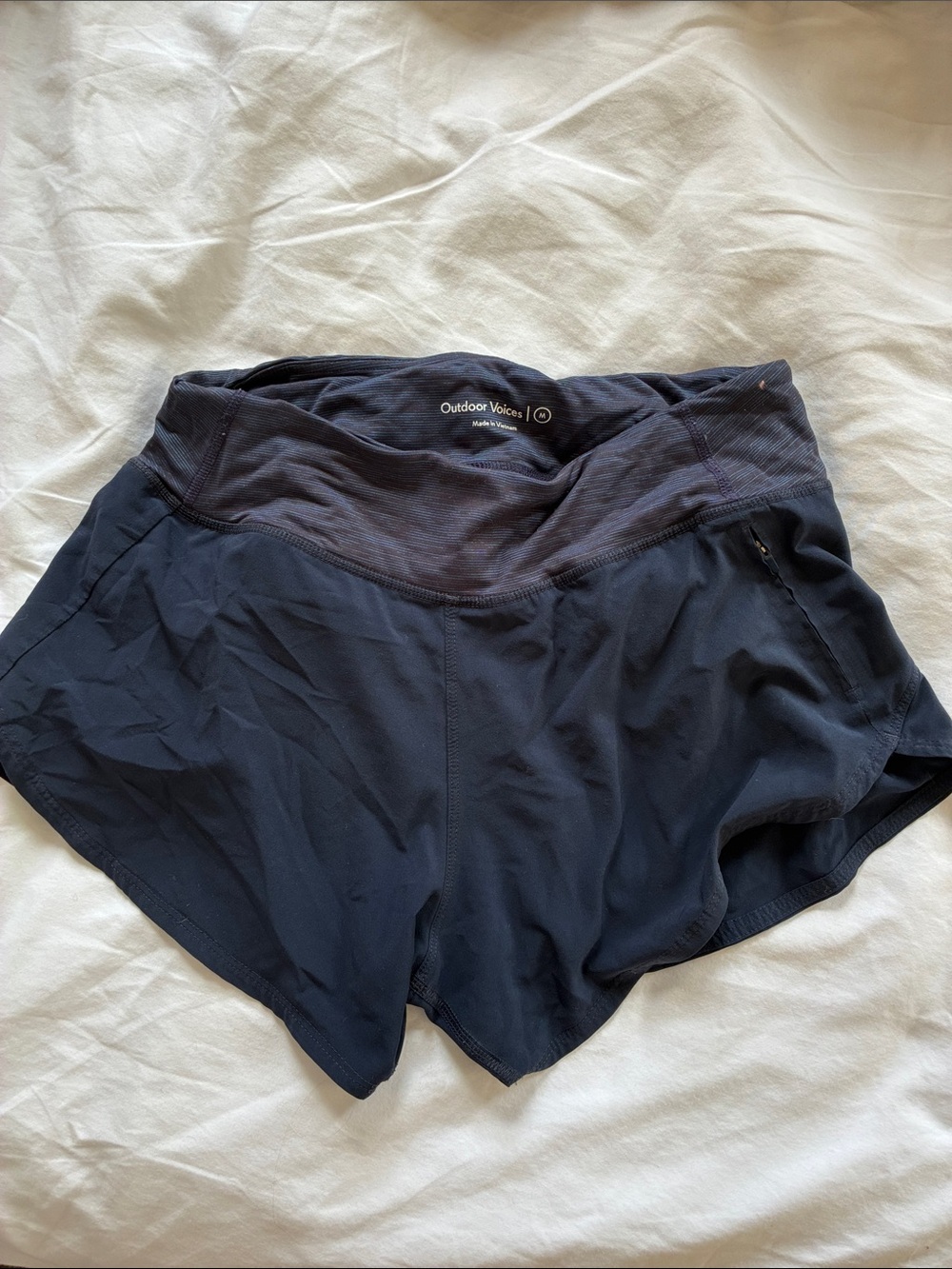 Medium Outdoor Voices Navy Athletic Shorts